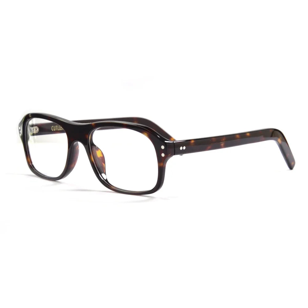 Gafas rectangulares de acetato retro: estilo inspirado en Kingsman