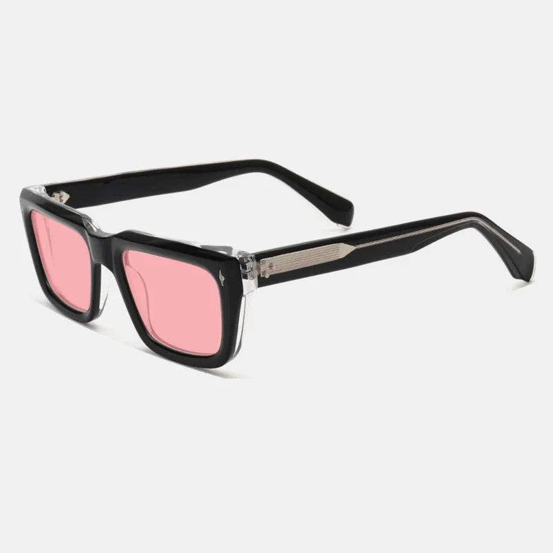 Gafas de sol vintage de acetato polarizadas | UV400 | Montura retro gruesa