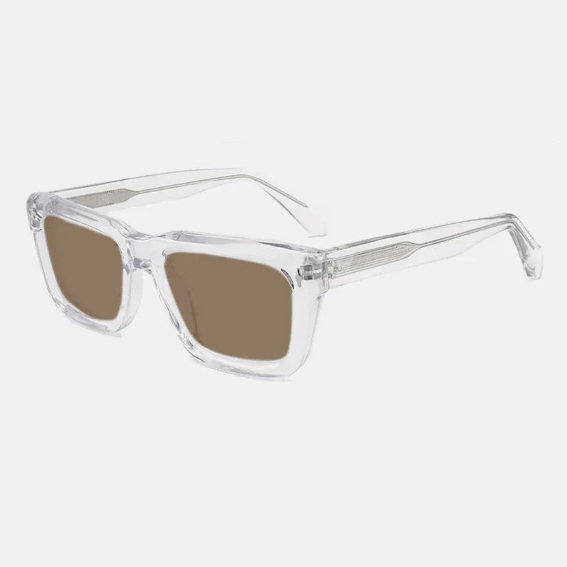 Gafas de sol vintage de acetato polarizadas | UV400 | Montura retro gruesa