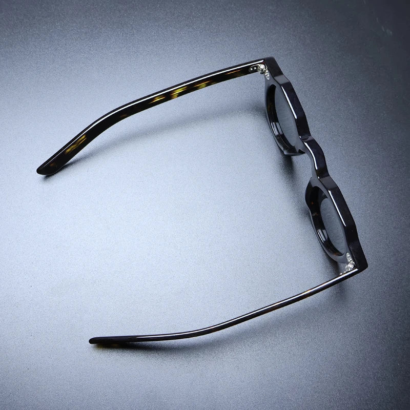 Gafas de sol vintage de acetato polarizadas con protección UV400 para ajuste pequeño