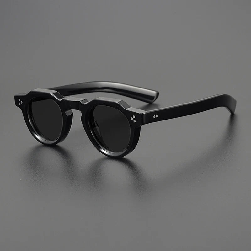 Gafas de sol vintage de acetato polarizadas con protección UV400 para ajuste pequeño