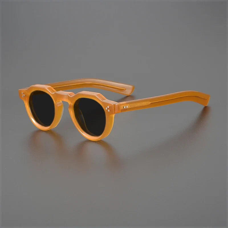 Gafas de sol vintage de acetato polarizadas con protección UV400 para ajuste pequeño
