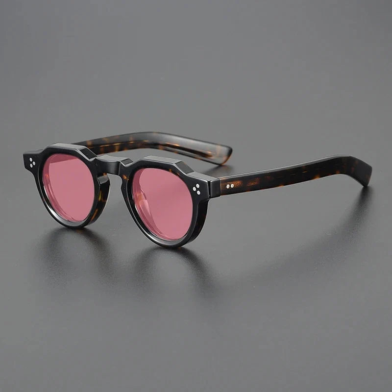 Gafas de sol vintage de acetato polarizadas con protección UV400 para ajuste pequeño