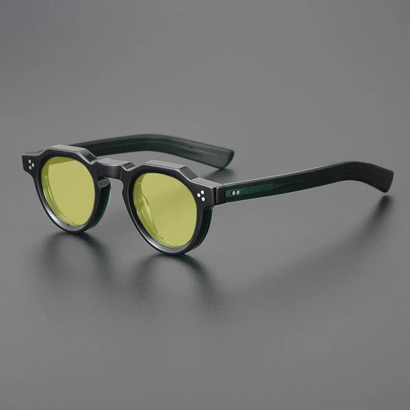 Gafas de sol vintage de acetato polarizadas con protección UV400 para ajuste pequeño