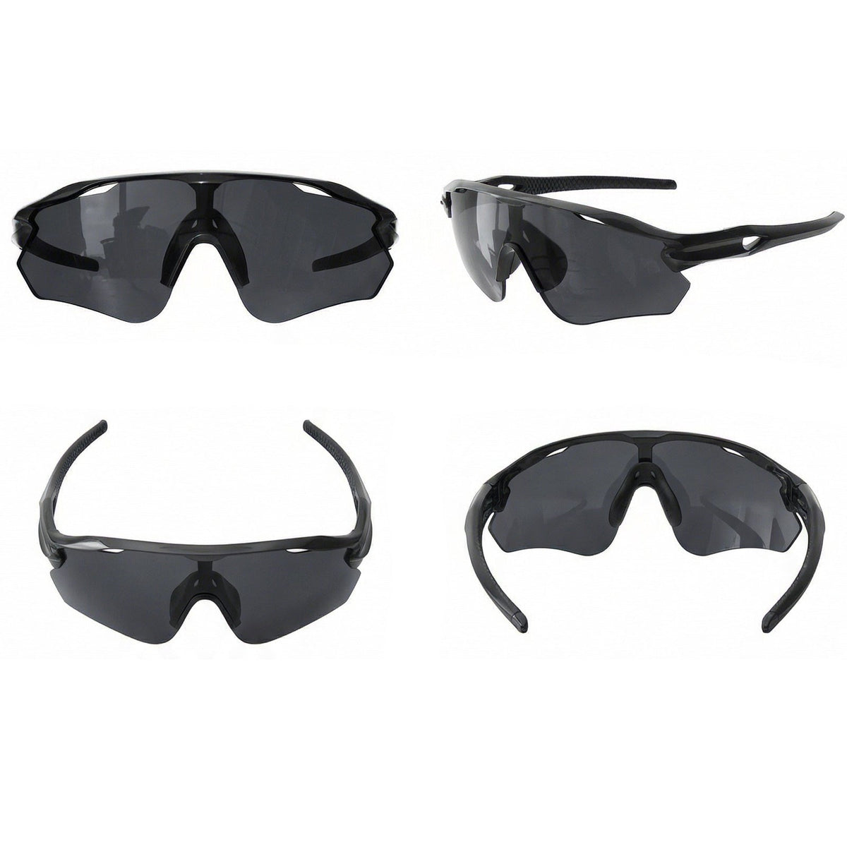 Gafas de sol deportivas TR90 de media montura a prueba de viento para ciclismo, senderismo y uso al aire libre