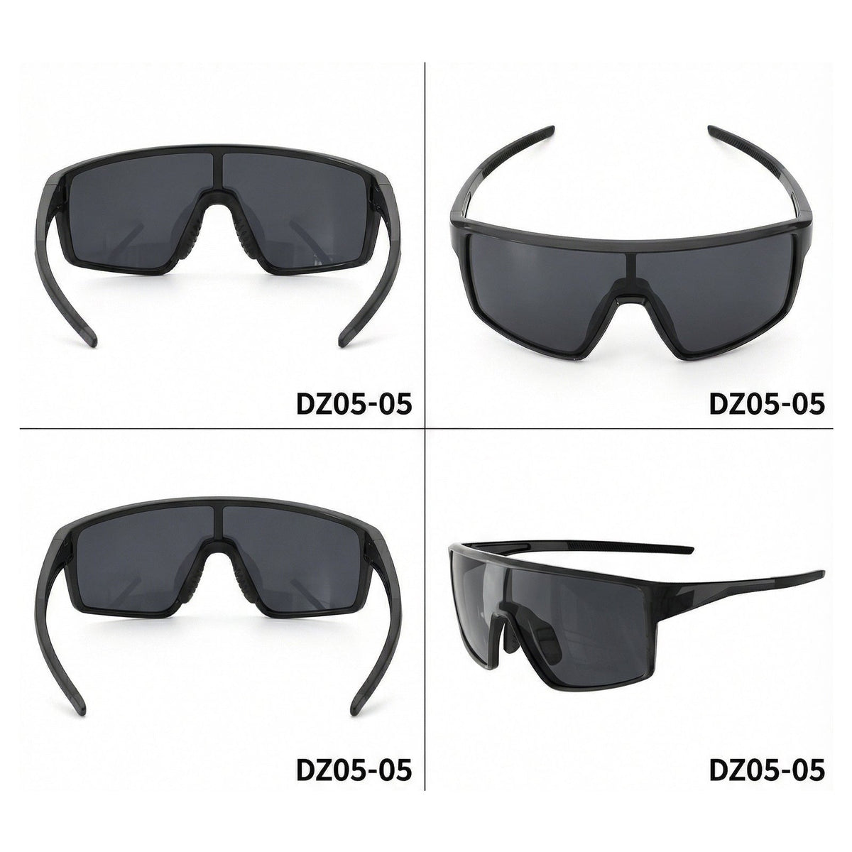Gafas de sol deportivas con escudo a prueba de viento TR90 y lentes de policarbonato para ciclismo, running y senderismo