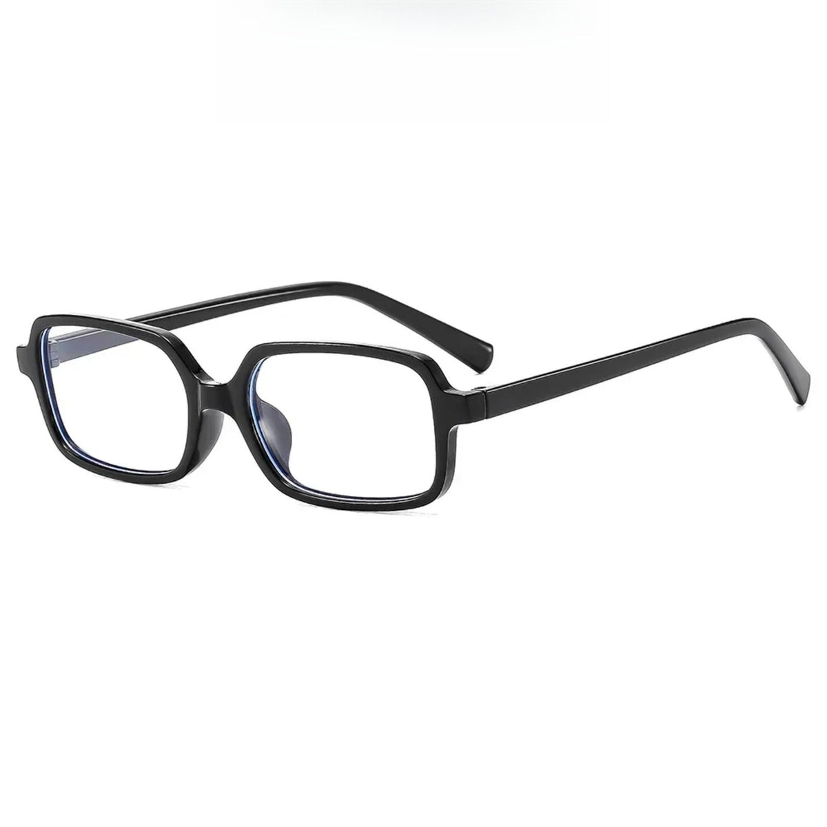 Gafas de luz azul rectangulares pequeñas de plástico