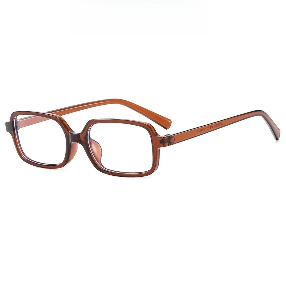 Gafas de luz azul rectangulares pequeñas de plástico