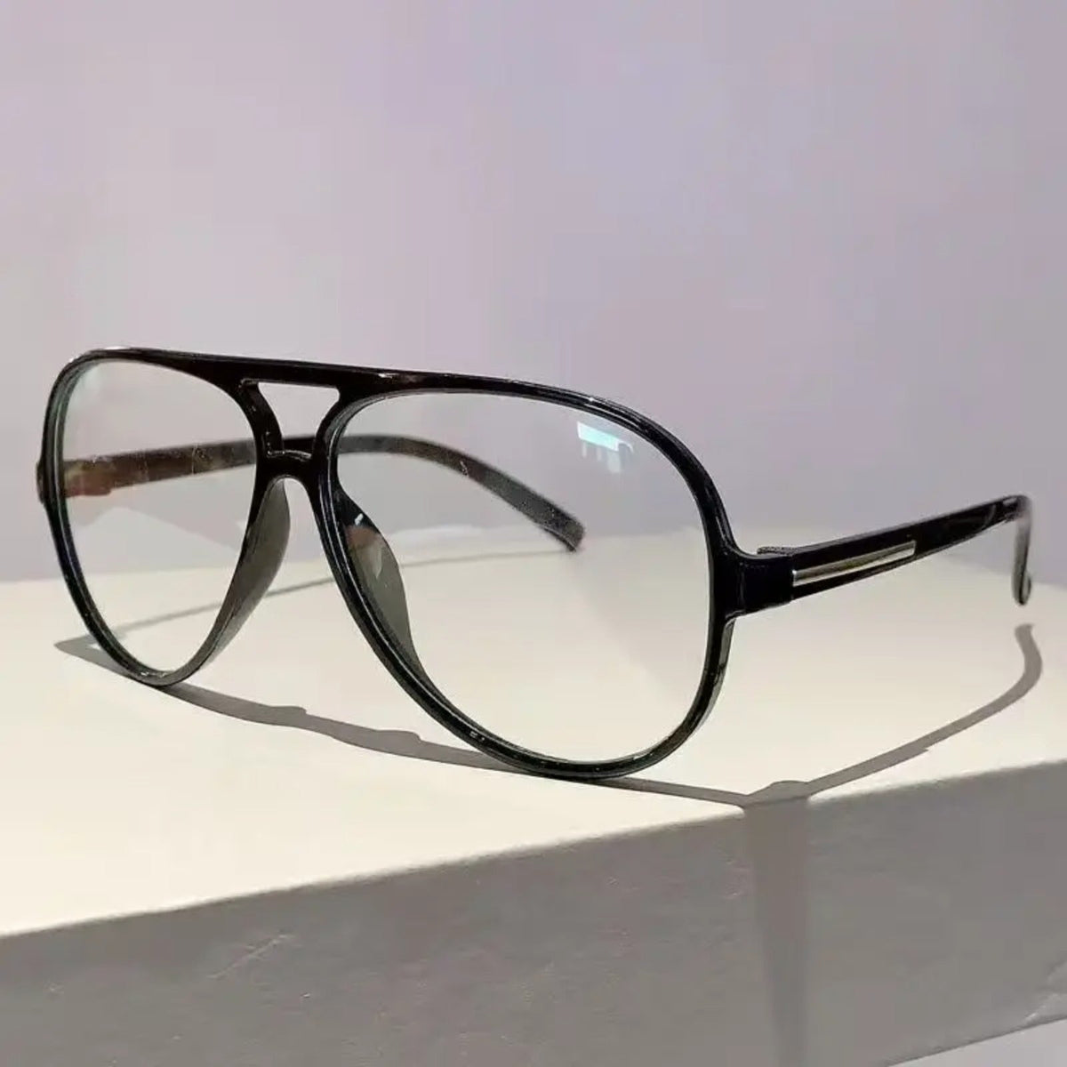 Gafas de sol polarizadas de plástico tipo aviador con protección UV400