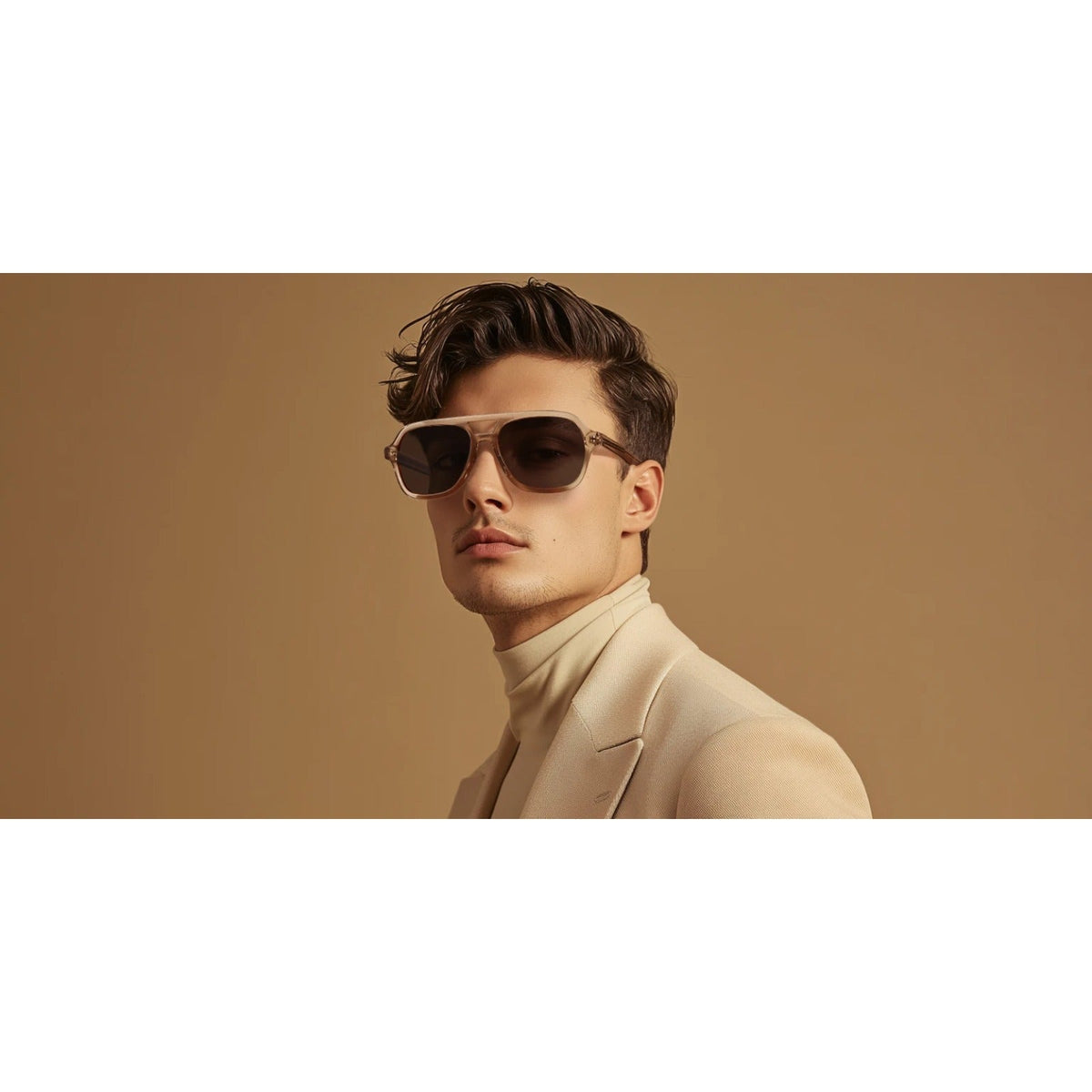 Gafas de sol tipo piloto de acetato carey polarizadas con protección UV400