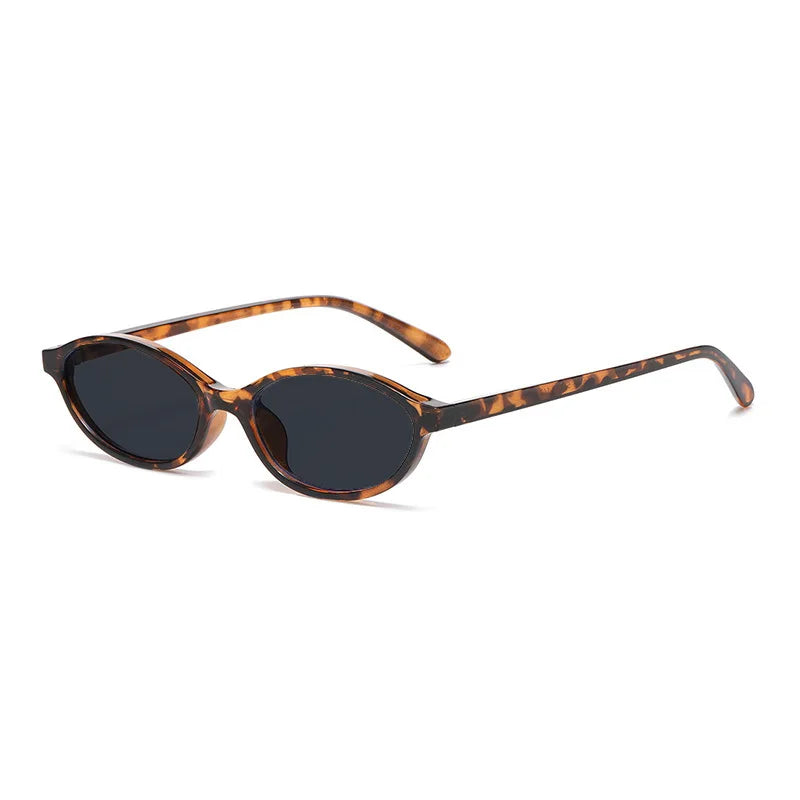 Gafas de sol de plástico pequeñas estilo ojo de gato con protección UV400