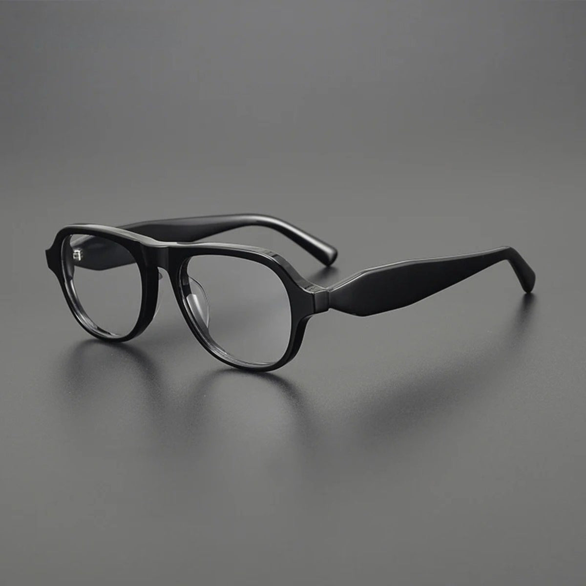 Gafas cuadradas gruesas de acetato