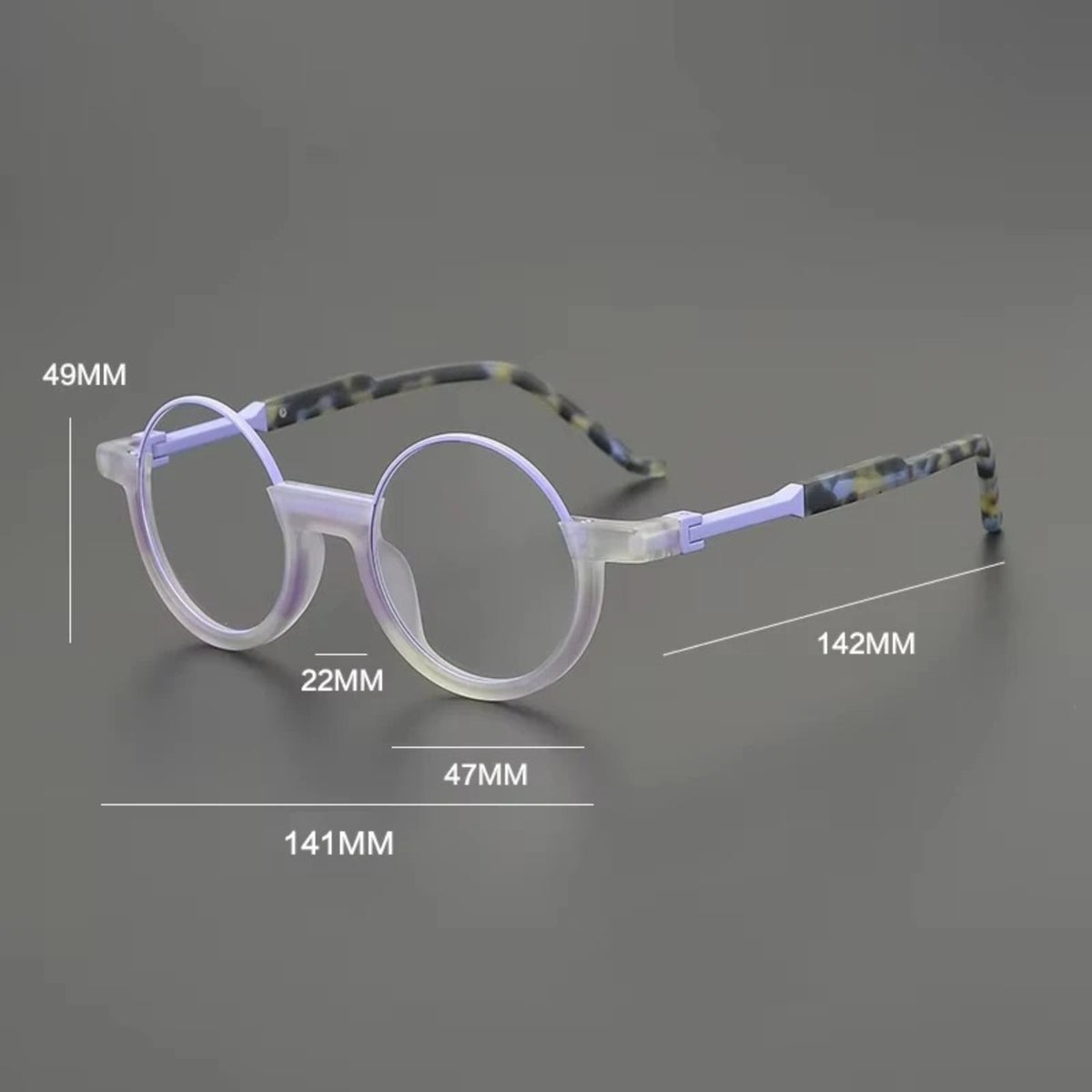 Gafas redondas de acetato verdes