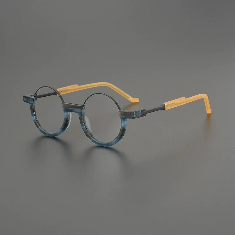 Gafas redondas de acetato verdes