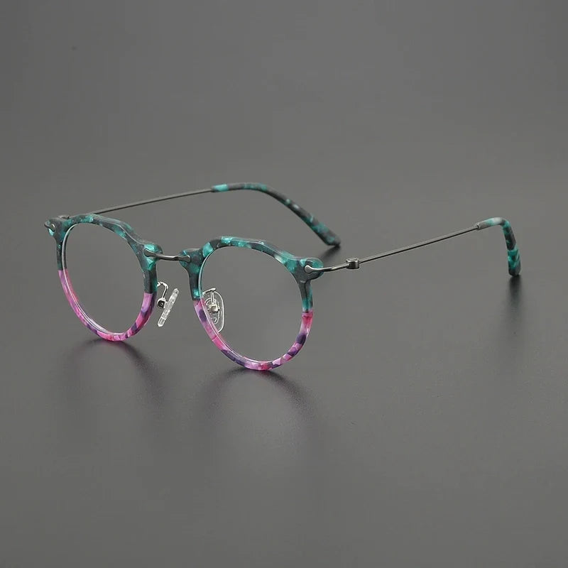 Gafas Panto de cristal de titanio