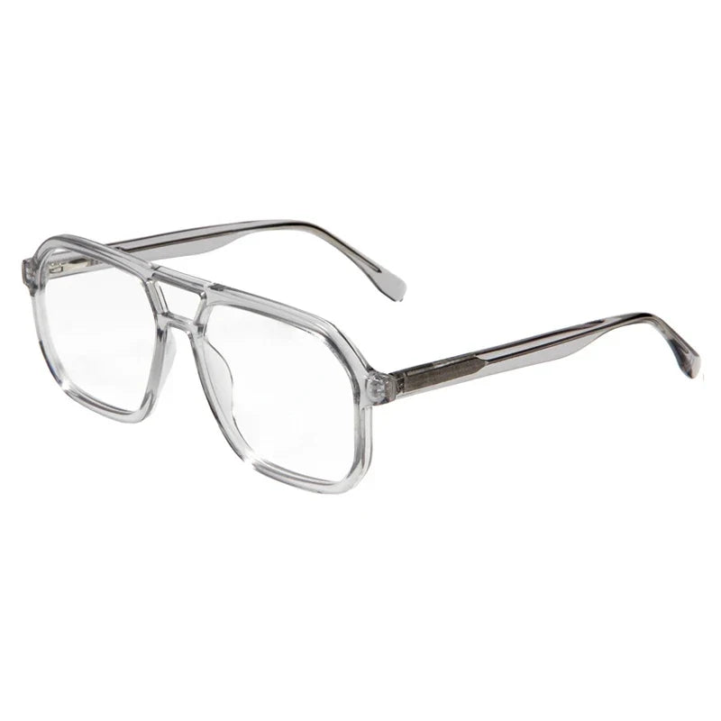 Gafas de sol estilo aviador con doble puente de acetato