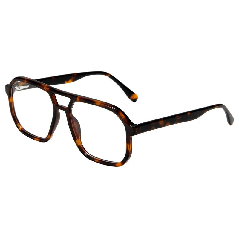 Gafas de sol estilo aviador con doble puente de acetato