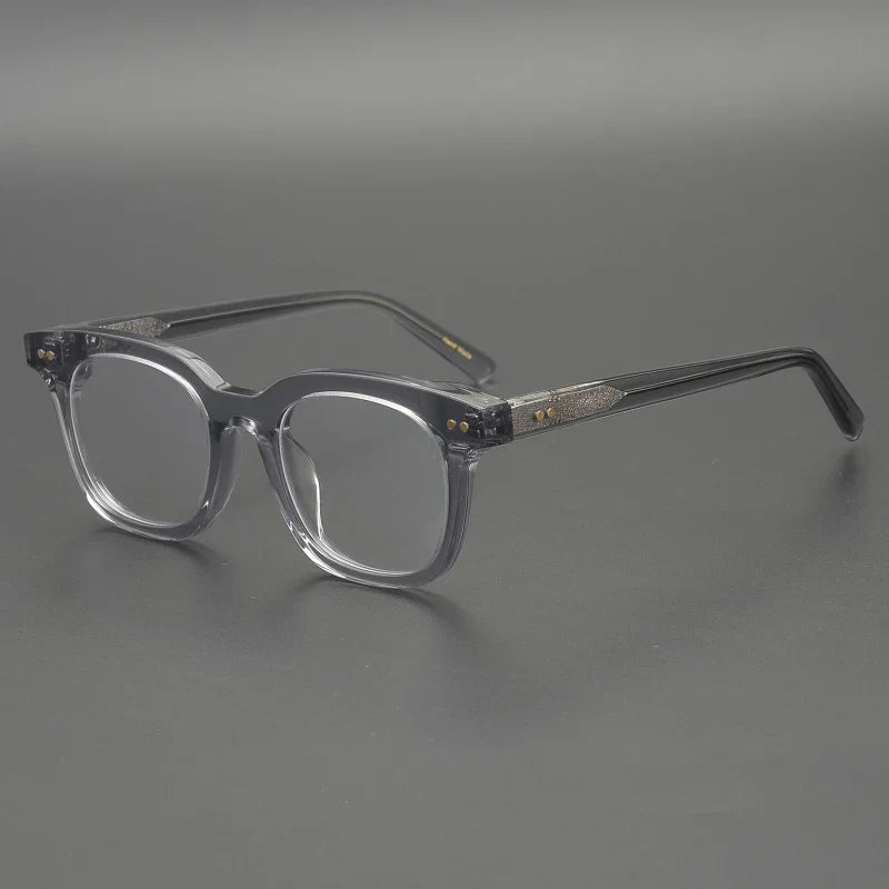 Gafas cuadradas de acetato color esmeralda