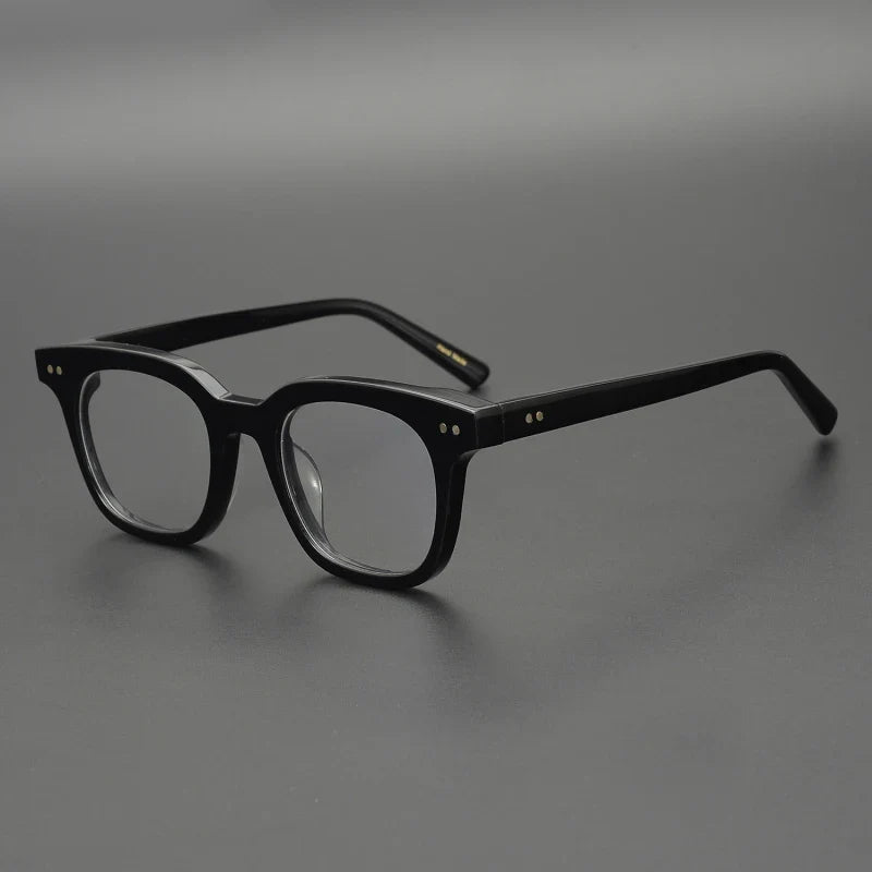 Gafas cuadradas de acetato color esmeralda