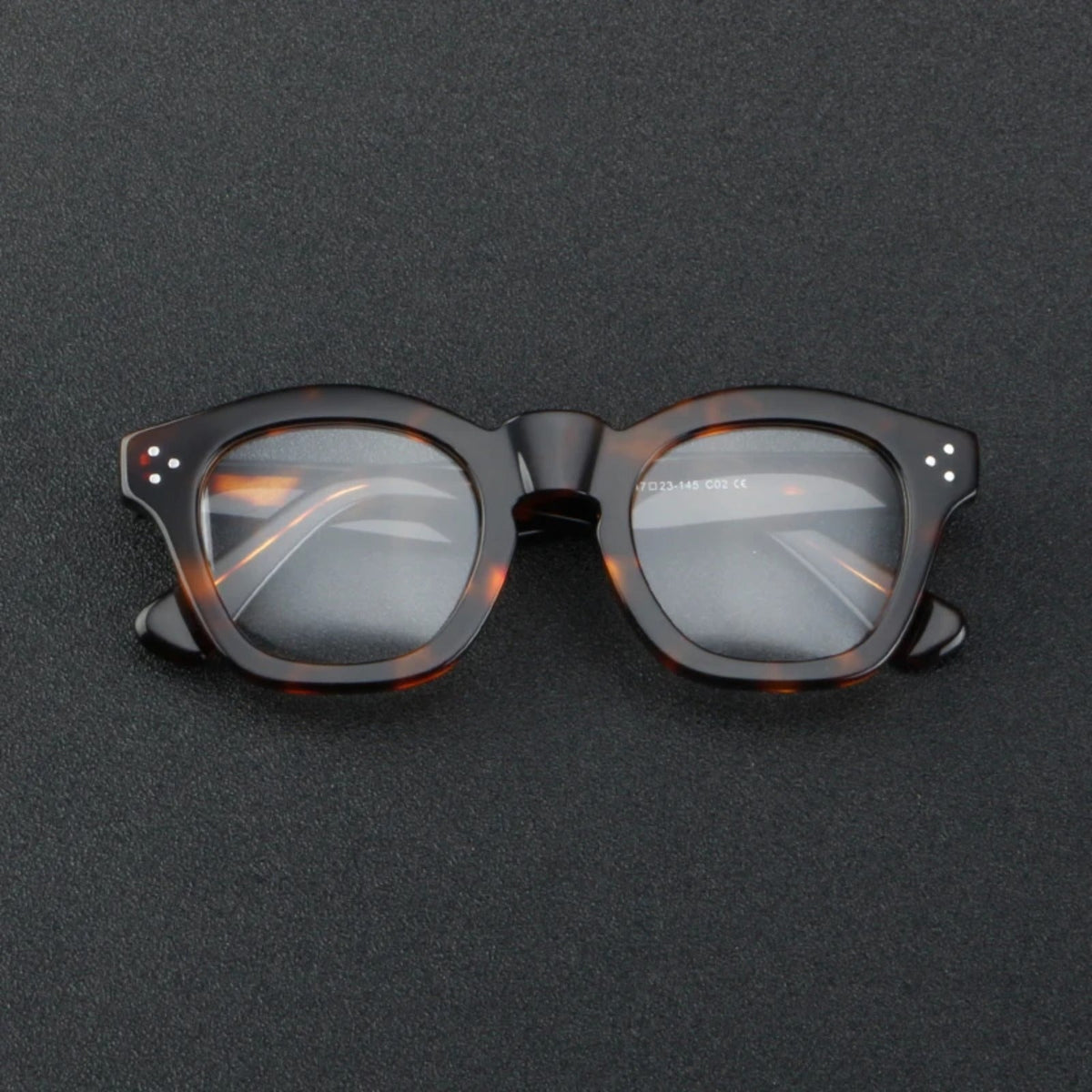 Gafas pequeñas de acetato en dos tonos