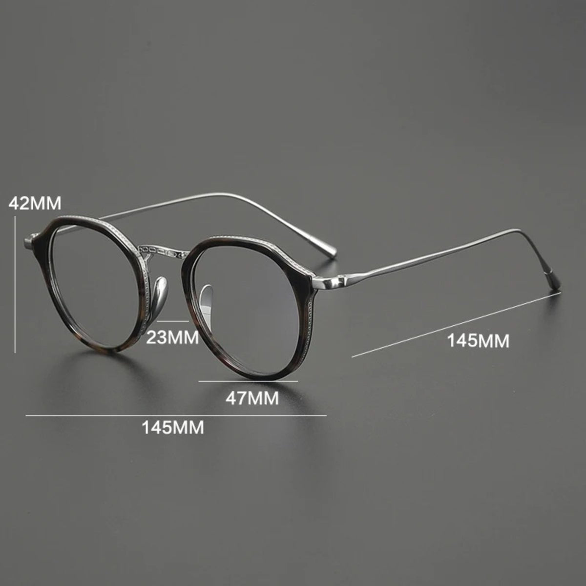 Gafas Panto Windsor de titanio