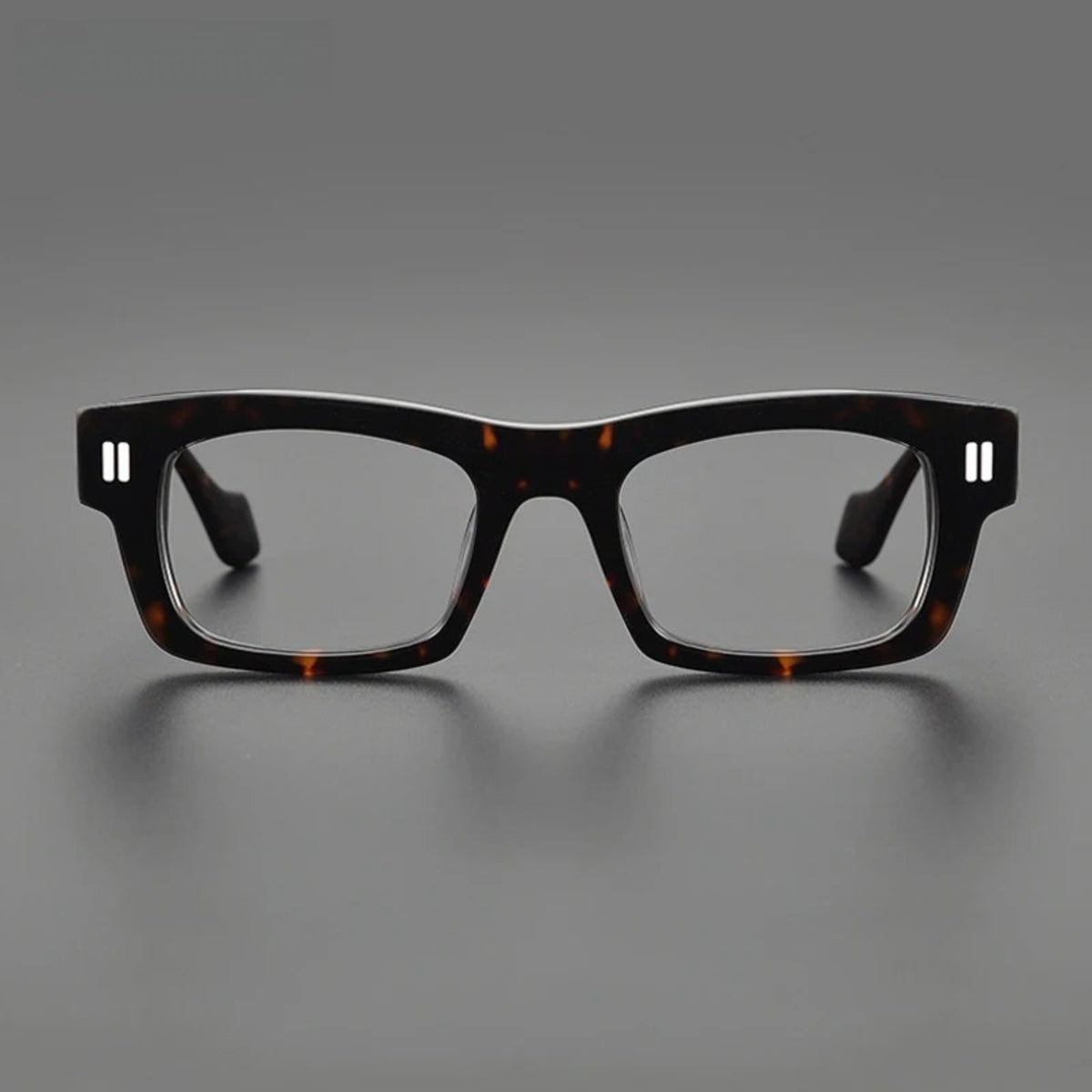 Gafas cuadradas gruesas de acetato