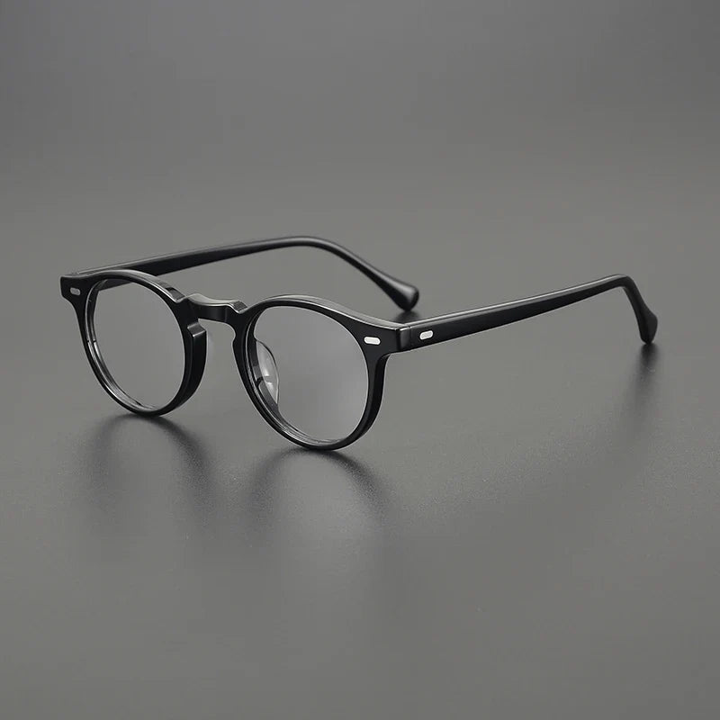 Gafas de acetato japonés estilo panto