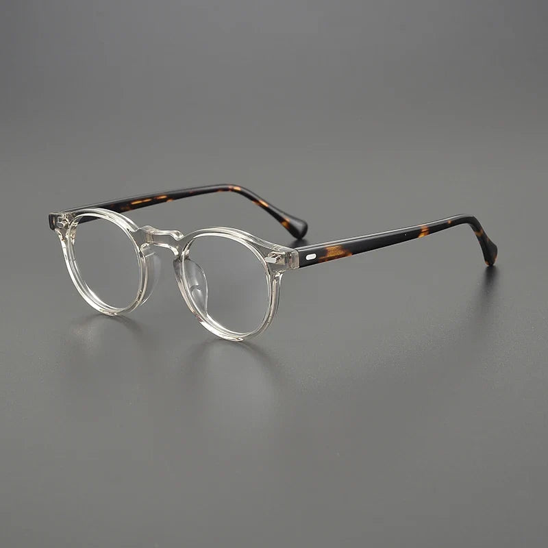 Gafas de acetato japonés estilo panto