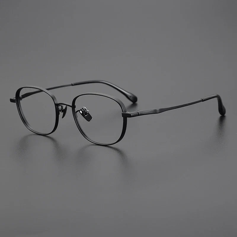 Gafas Panto de titanio azul en tamaño pequeño