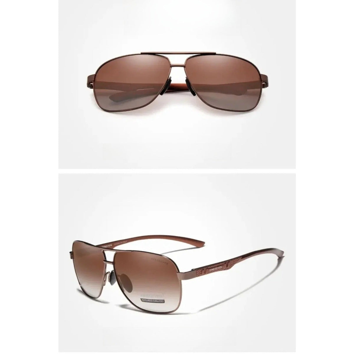 Gafas de sol polarizadas de aluminio tipo piloto con protección UV400