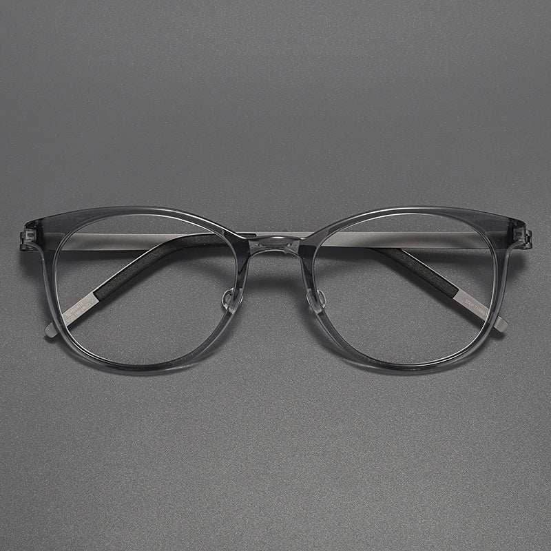 Monturas de gafas redondas retro con diseño de aro completo y múltiples estilos de montura