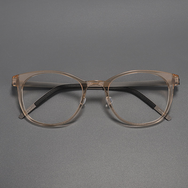 Monturas de gafas redondas retro con diseño de aro completo y múltiples estilos de montura