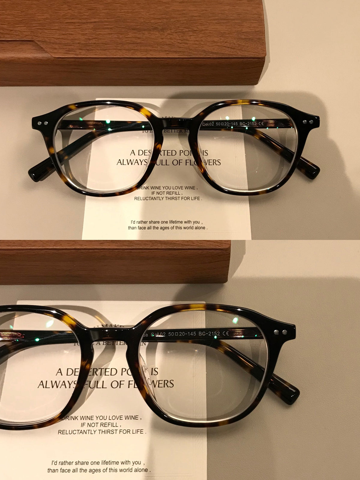 Monturas de gafas retro con frente redondeado y patillas anchas, cuatro colores