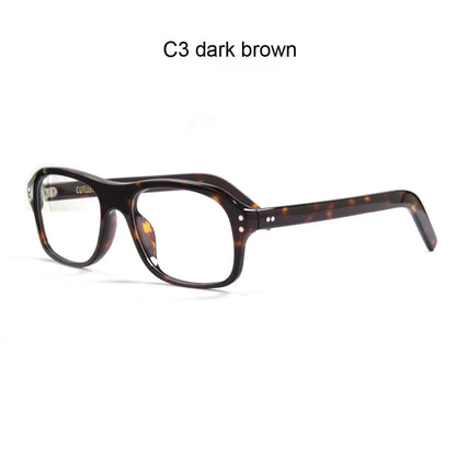 
Gafas rectangulares de acetato retro: estilo inspirado en Kingsman - Imagen 11