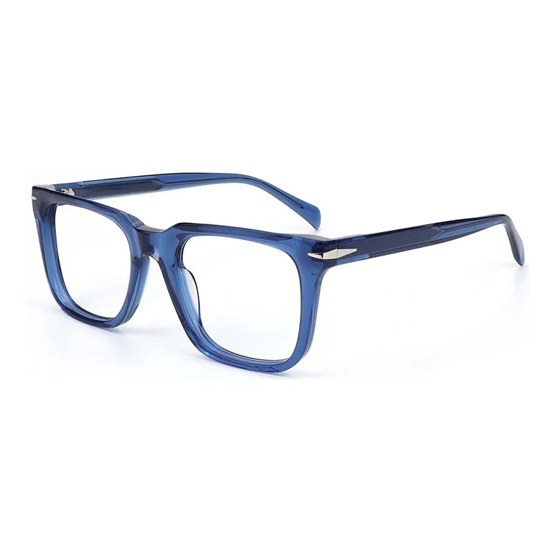 
Montura de gafas vintage de acetato bicolor – Negro y carey