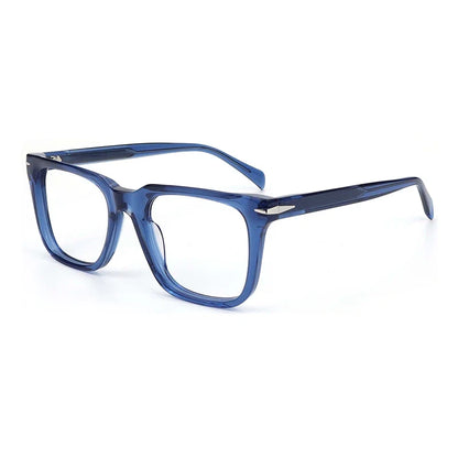 
Montura de gafas vintage de acetato bicolor – Negro y carey - Imagen 6