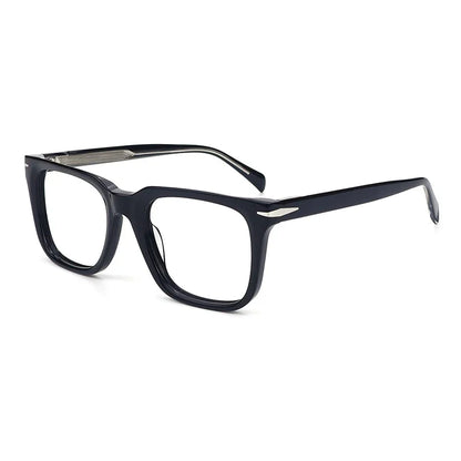 
Montura de gafas vintage de acetato bicolor – Negro y carey