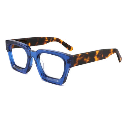 
Montura de gafas cuadrada de acetato grueso vintage | Multicolor