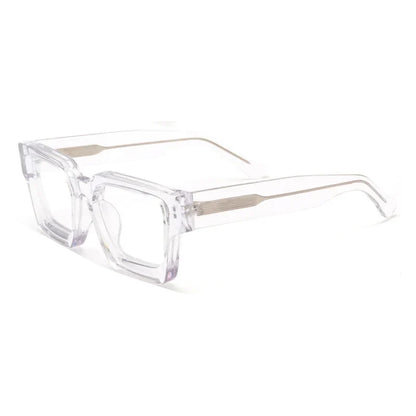 
Montura de gafas cuadrada de acetato grueso vintage | Multicolor - Imagen 7