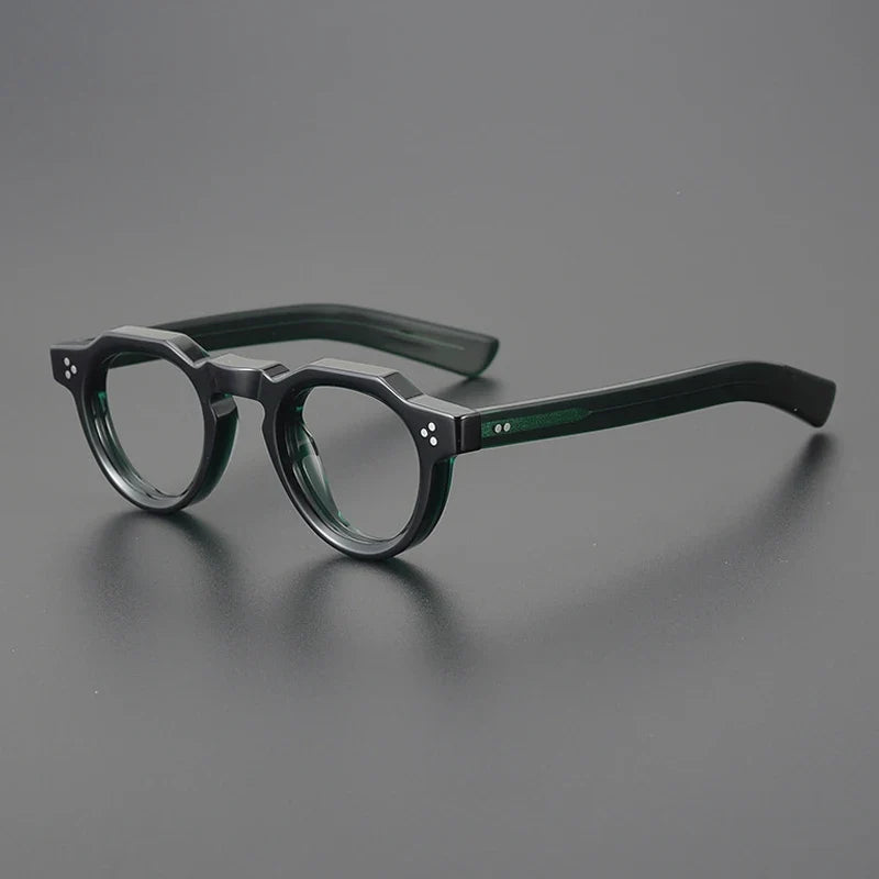 
Montura de gafas vintage pequeña y redonda de acetato