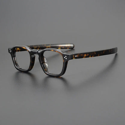
Montura de gafas vintage pequeña y redonda de acetato - Imagen 11