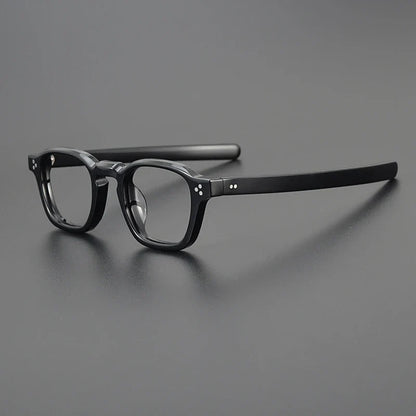 
Montura de gafas vintage pequeña y redonda de acetato - Imagen 12