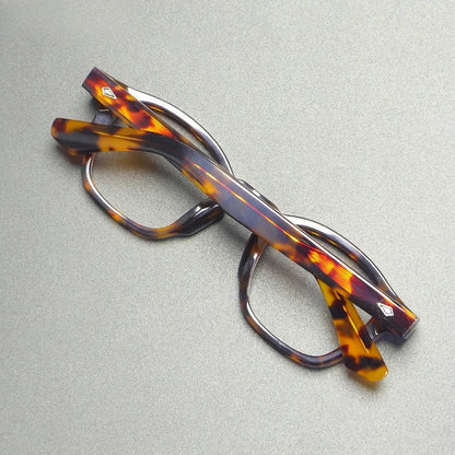 
Montura de gafas cuadrada de acetato grueso vintage | Hecho a mano - Imagen 3