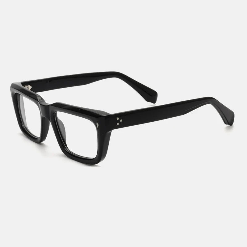 
Montura de gafas graduadas cuadrada de acetato grueso vintage
