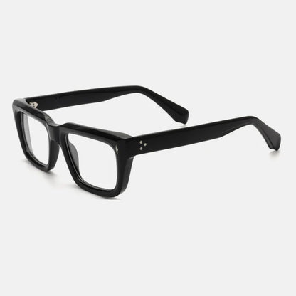 
Montura de gafas graduadas cuadrada de acetato grueso vintage