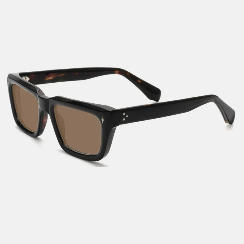 
Gafas de sol vintage de acetato polarizadas | UV400 | Montura retro gruesa - Carey