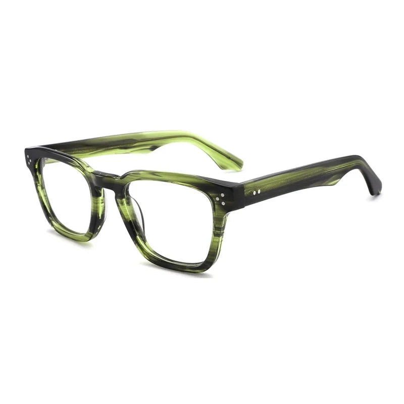 
Montura de gafas graduadas vintage cuadrada de acetato | Ajuste ligero hecho a mano