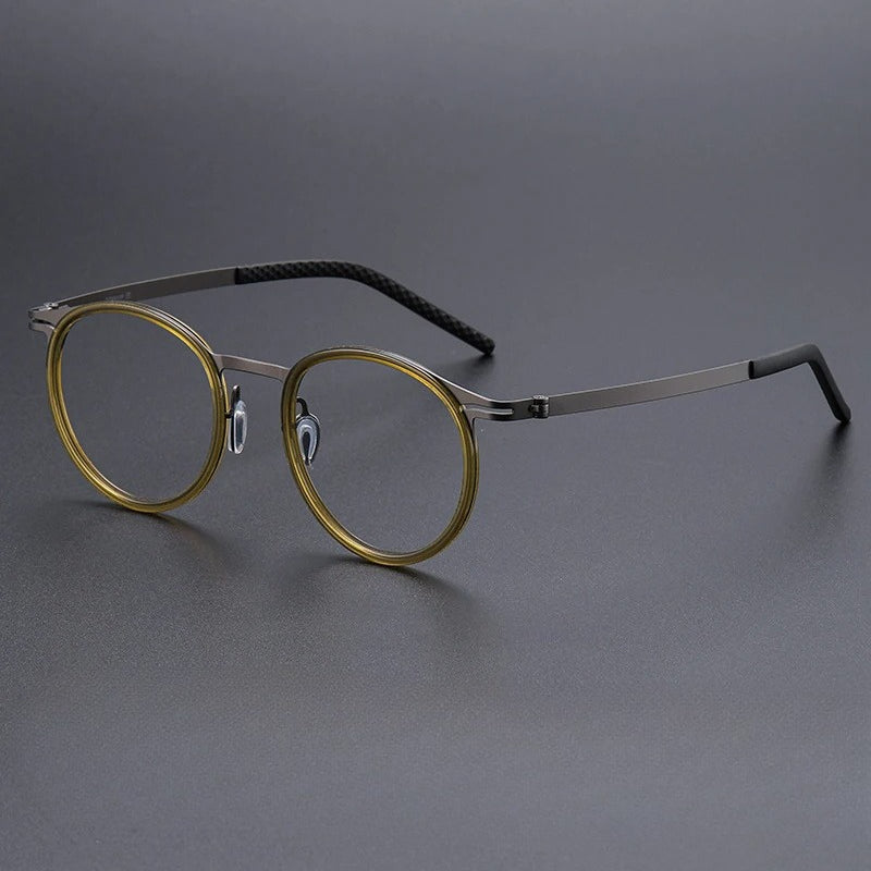 
Montura redonda de estilo vintage