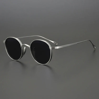 
Gafas de sol polarizadas de titanio puro ultraligeras | Redondas vintage - Imagen 6