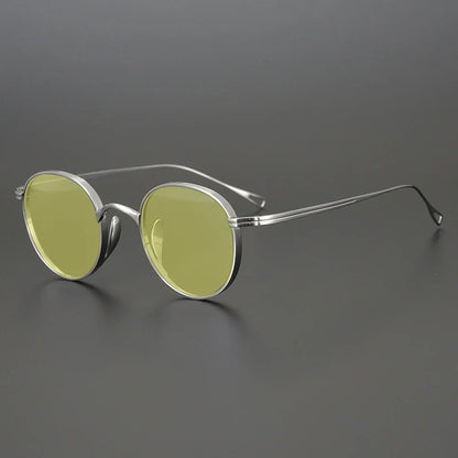 
Gafas de sol polarizadas de titanio puro ultraligeras | Redondas vintage - Imagen 16
